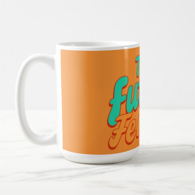 Mug Empowered Woman Typography Personalized (Gauche)