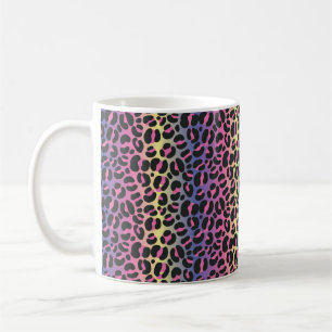 Mug Empreinte de léopard arc-en-ciel