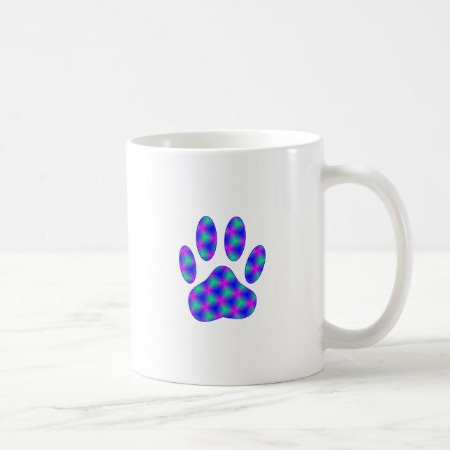 Mug Empreinte de patte cosmique (Droite)