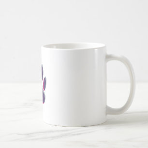 Mug Empreinte de patte de chien hors de l'attention
