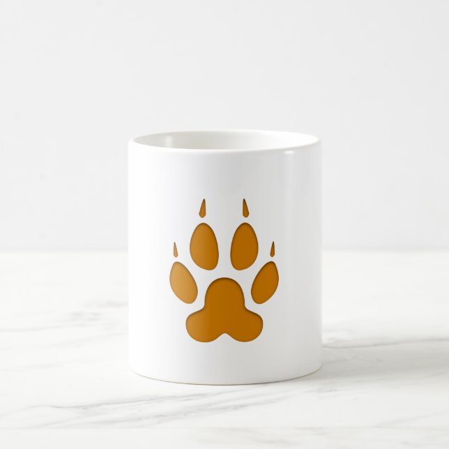 Mug Empreinte de patte de renard (Centre)