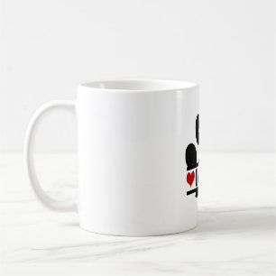 Mug Empreinte de patte français espagnol chien