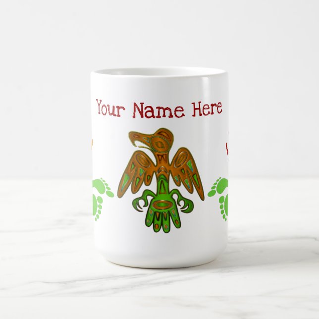 Mug Empreinte Inspiré par les Amérindiens (Centre)