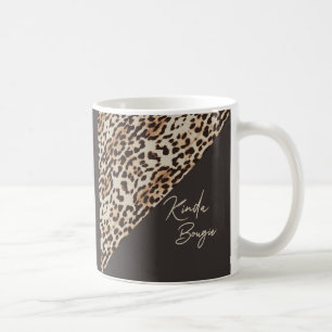 Mug Empreinte Leopard Brown Kinda Bougie