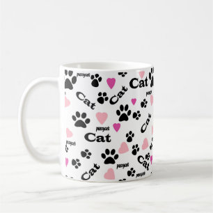 Mug Empreintes de chat