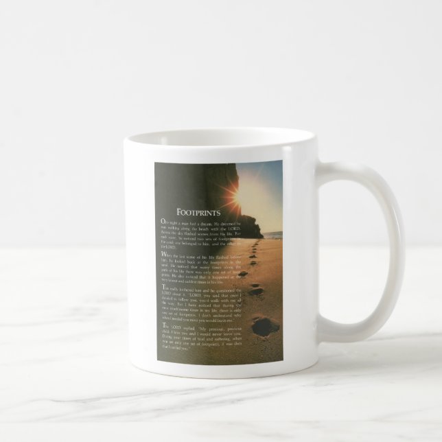 Mug Empreintes de pas (Droite)