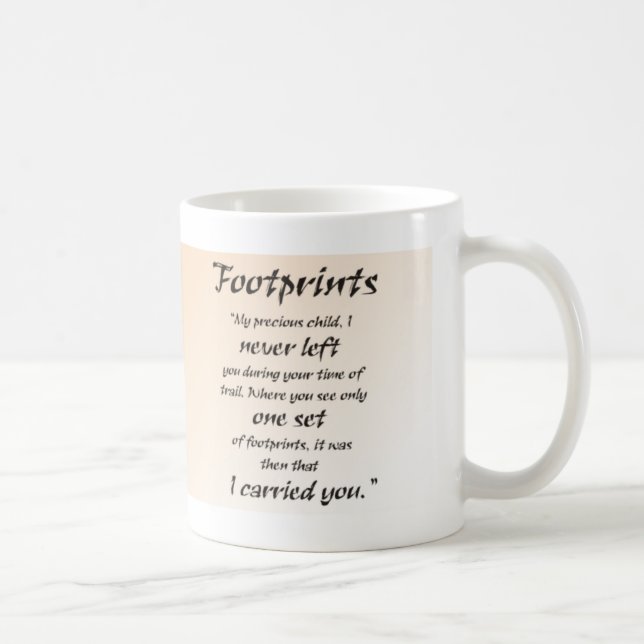 Mug Empreintes de pas de Jésus (Droite)