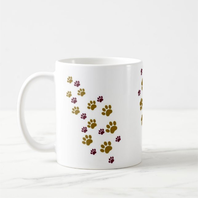 Mug Empreintes de pattes (Gauche)
