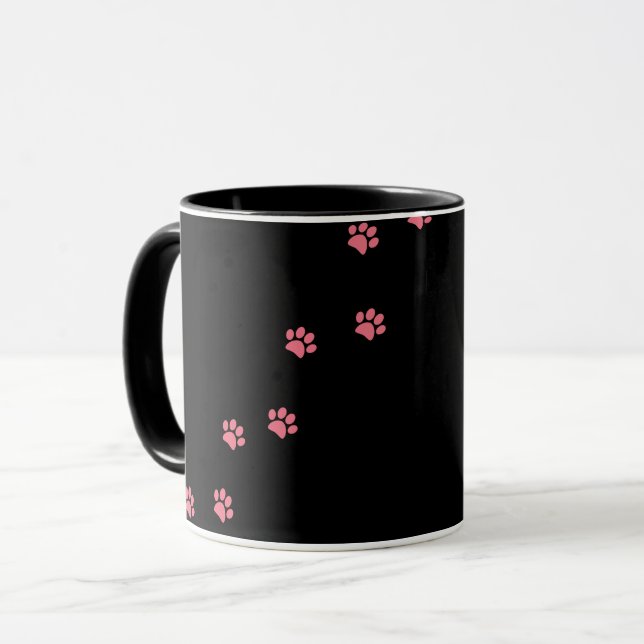 Mug Empreintes de pattes (Devant gauche)