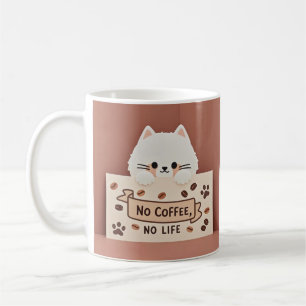 Mug Empreintes de pattes de chat minuscules mignons et