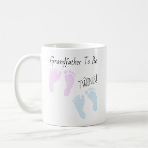 Mug Empreintes Grandfaother to Be Twin Faire-part