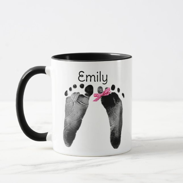 Mug Empreintes jumelles pour bébés (Gauche)