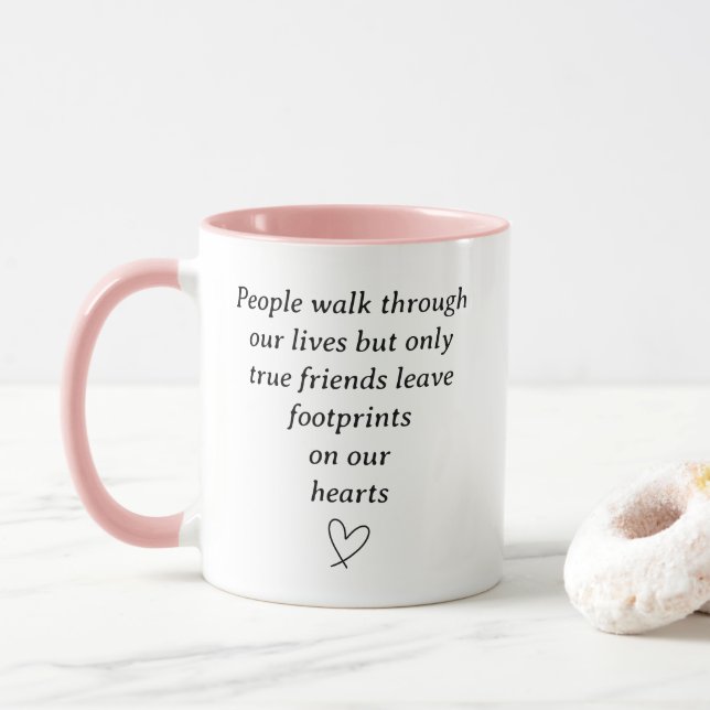 Mug Empreintes sur nos coeurs (Avec donut)