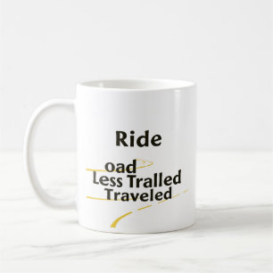 Mug Empruntez la route la moins fréquentée