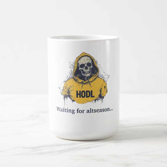 Mug En attendant l'aube. HODL & Wait Tee (Centre)