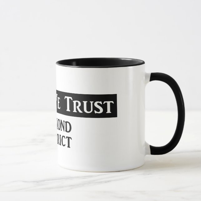Mug "En brouillard nous faisons confiance" - à la (Droite)