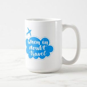 Mug En cas de doute nuage de voyage
