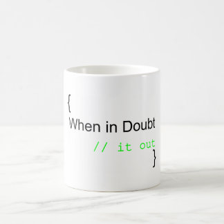 Mug En cas de doute, rem il