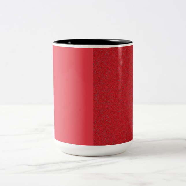 Mug en céramique à éclat rouge tomate - Personnali (Centre)