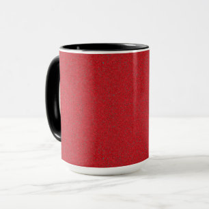 Mug en céramique à effet de bruit rouge tomate per