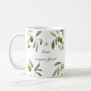 Mug en céramique classique avec message d'olive et