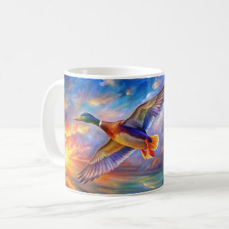 Mug En Céramique De Canard De Mallard Pour Les Ama