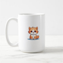 Mug en céramique de chat mignon | Cadeau parfait p