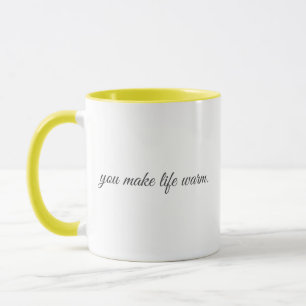 Mug en céramique gravé avec votre texte, café pers