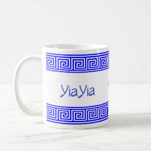 Mug en céramique Greek YiaYia