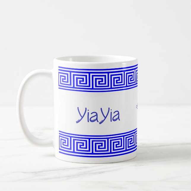 Mug en céramique Greek YiaYia (Gauche)