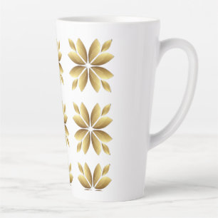 Mug en céramique Mandala feuille d'or de luxe – Él
