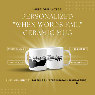 Mug en céramique personnalisé "Quand les mots parl