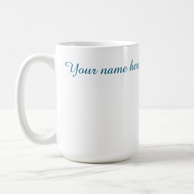 Mug en céramique personnalisée - Cadeau de nom per (Gauche)