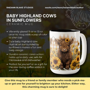 Mug en céramique Vaches Highland bébé dans les Tou