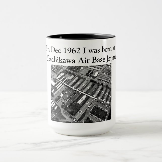 Mug En décembre 1962 j'étais né à la base aérienne (Centre)