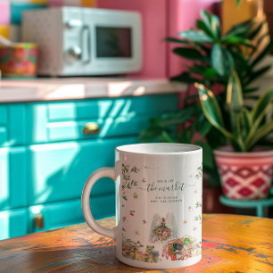 Mug En dehors du marché Monogramme de la future Mme