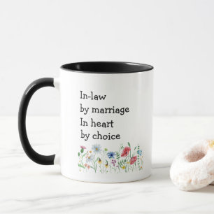 Mug en droit par mariage par coeur par choix