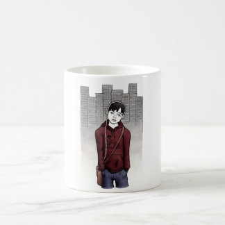 Mug en écoutant de la musique il effiloche