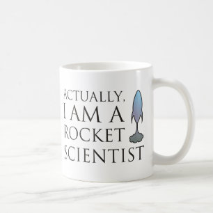 Mug En fait, je suis un scientifique de fusée