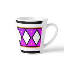 Mug en latte de marionnette d'ombre