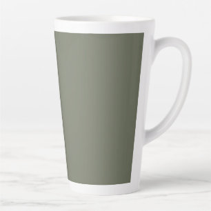 Mug en latte de mousse verte