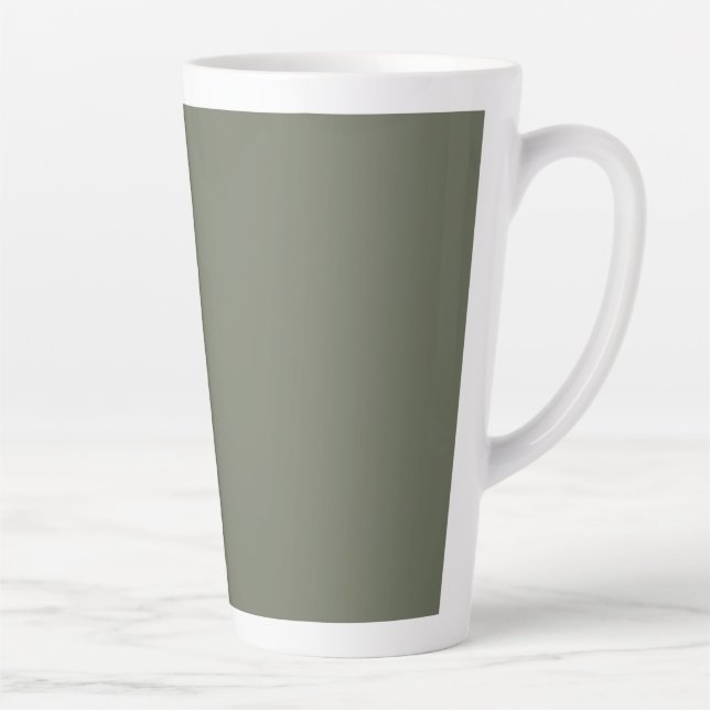 Mug en latte de mousse verte (Droite)