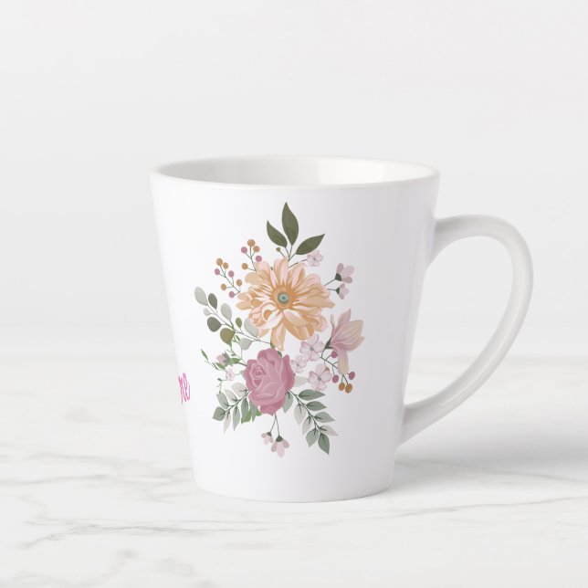 Mug en latte personnalisé (Droite)