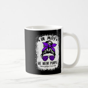 Mug En mai, nous portons du violet pour la sensibilisa