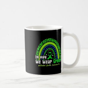 Mug En Mai Nous Portons Le Leopard Vert La Santé Menta