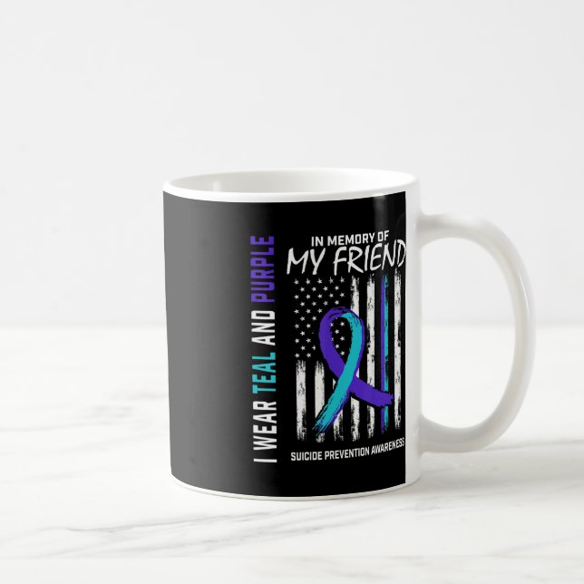 Mug En mémoire Ami Prévention du suicide Amer (Droite)