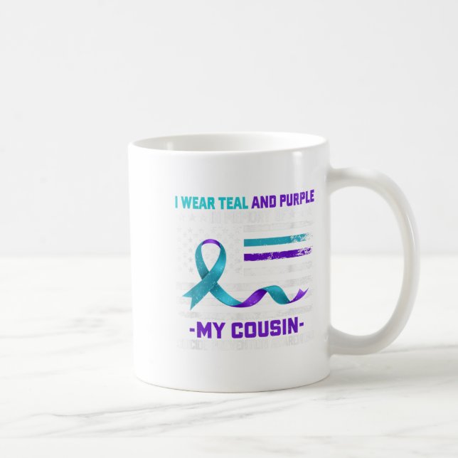 Mug En mémoire Cousin Prévention du suicide Amer (Droite)