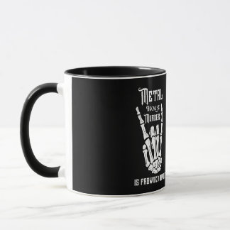 Mug en métal lourd