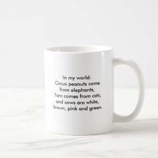 Mug En mon monde : Le fil vient des chats…