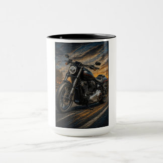 Mug en mosaïque d'art Midnight Cruiser